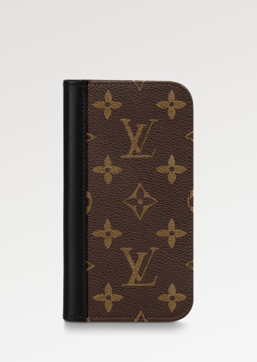Louis Vuitton cover Folio monogram iphone 13Pro 14 Pro