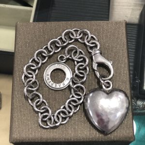 Giovanni Raspini bracciale pendente+ciondolo Cuore