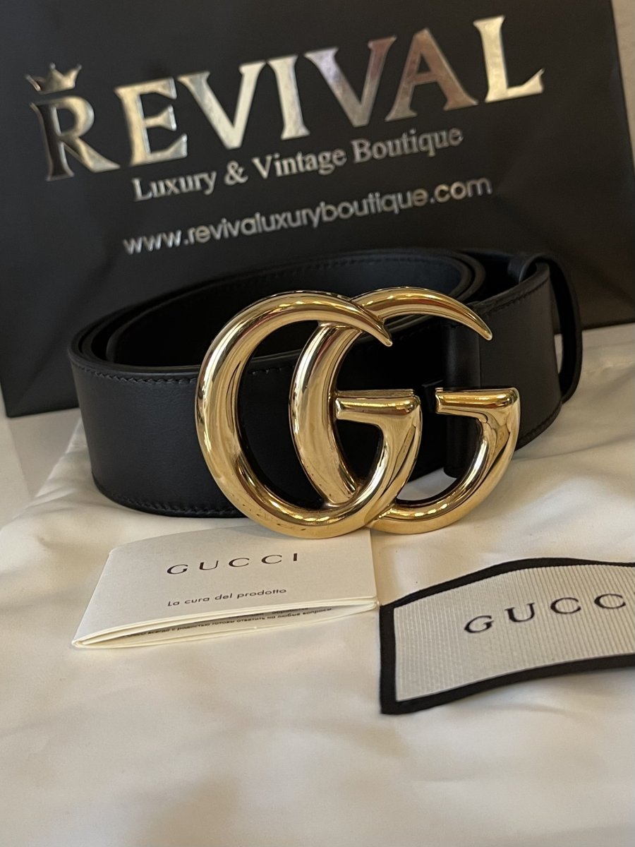 Gucci Cintura GG Marmont h 3 cm