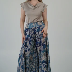 Pantalone Trapezio Paisley