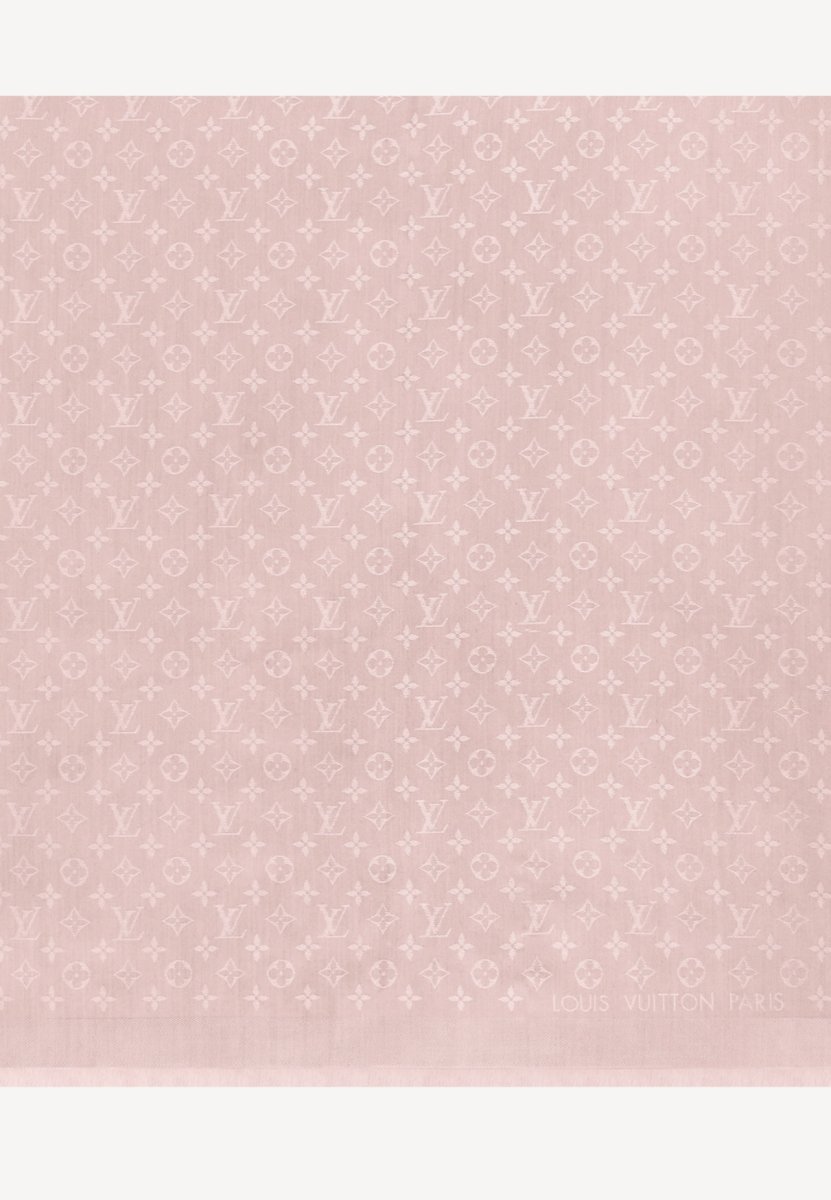 Louis Vuitton scialle Monogram Rosa - immagine 3