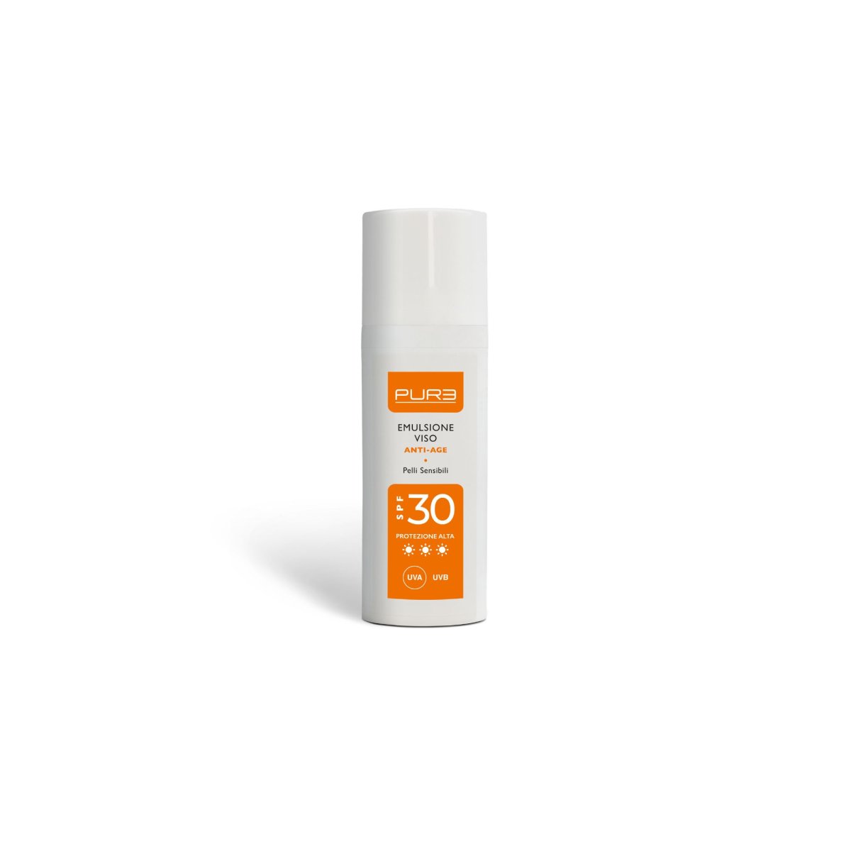 Emulsione solare viso Antiage Pelli Sensibili SPF 30