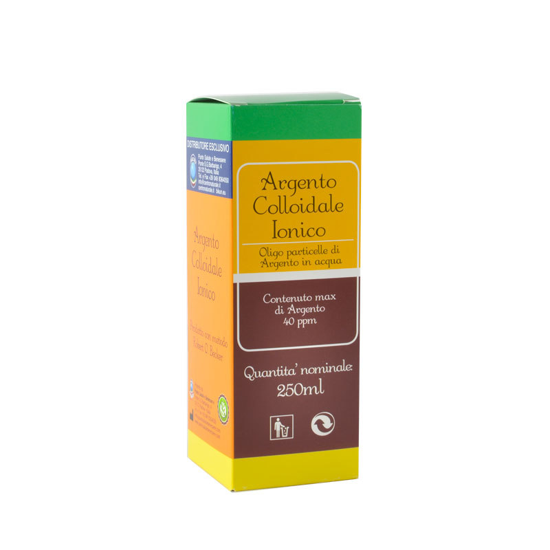Argento Colloidale Ionico – 40 ppm – 250 ml