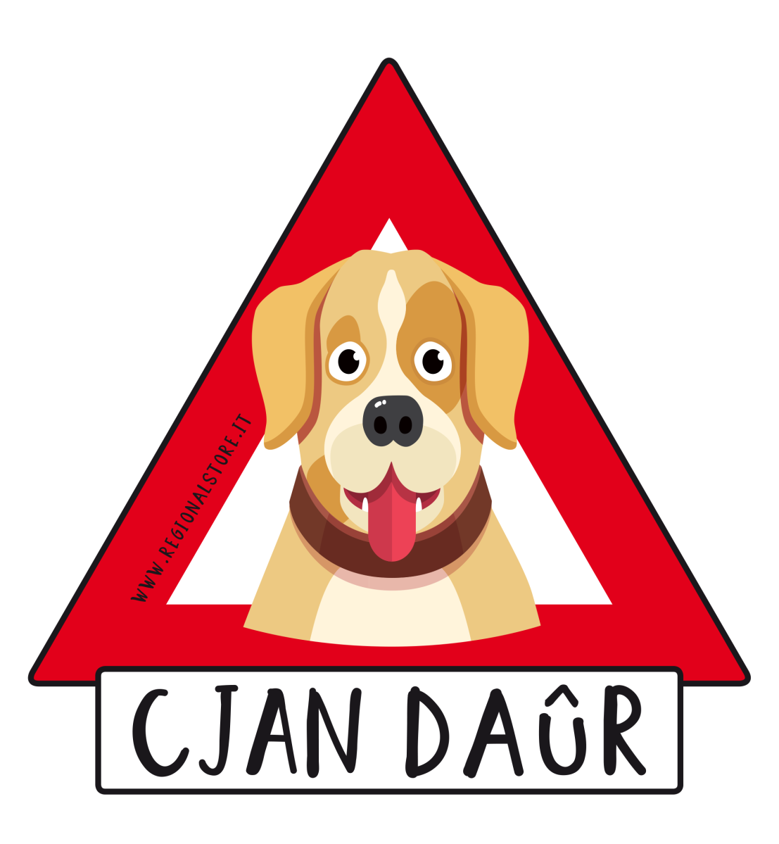 Adesivo “Cjan daûr”