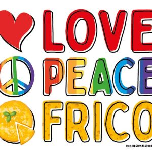Magnete “Love, Peace, Frico”