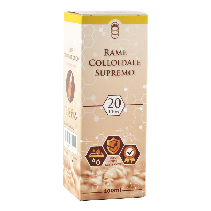 Rame Colloidale Ionico Supremo – 20 ppm 100 ml